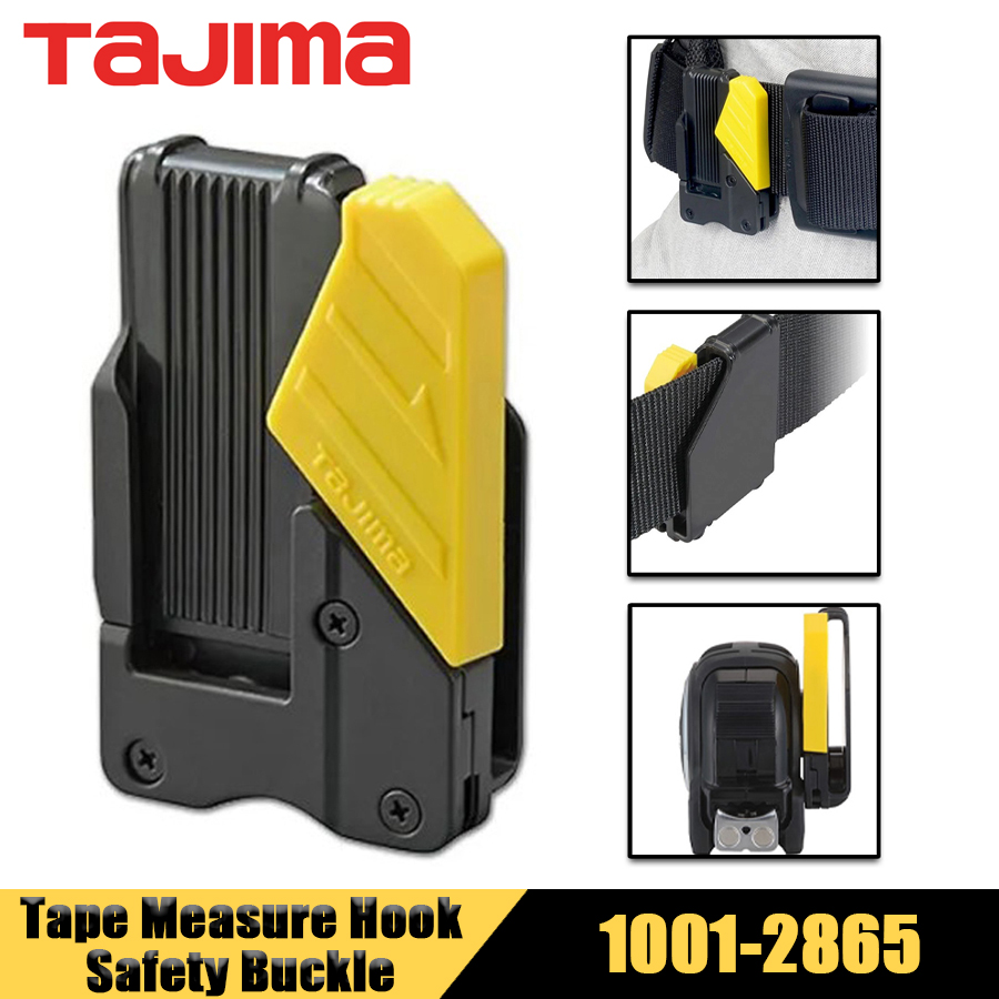 Tape Dispenser Weighted - タジマ 1001-2865 多機能巻尺フック安全バックルベルトクリップ巻尺ハンドツールアクセサリー SF-HLD-R-CHN