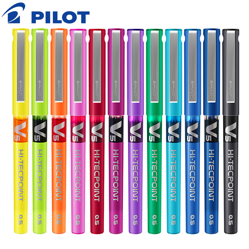 Pilot Pen V5 - パイロット針先ジェルペンV5,ウォーターベースボールペン,文房具,事務用品,0.5mm,BX-V5カワイイ,学用品,1個