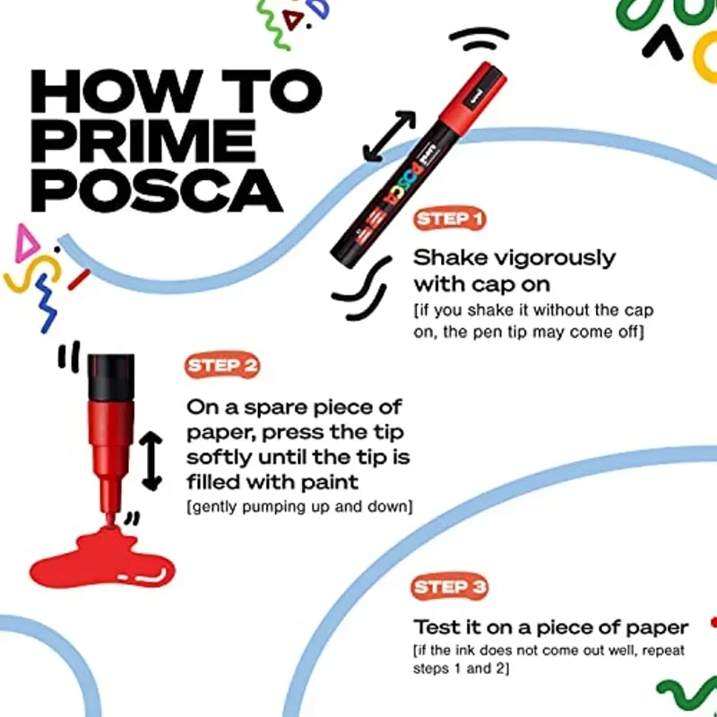 Uni Posca アートマーカーセット 7/8/12/16 - Copic Marker Classic のレビューと価格