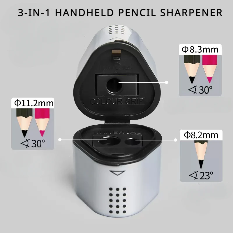ファーバーカステル グリップトリオ 3-in-1 鉛筆削り  - Faber-Castell Pencil Grip のレビューと価格