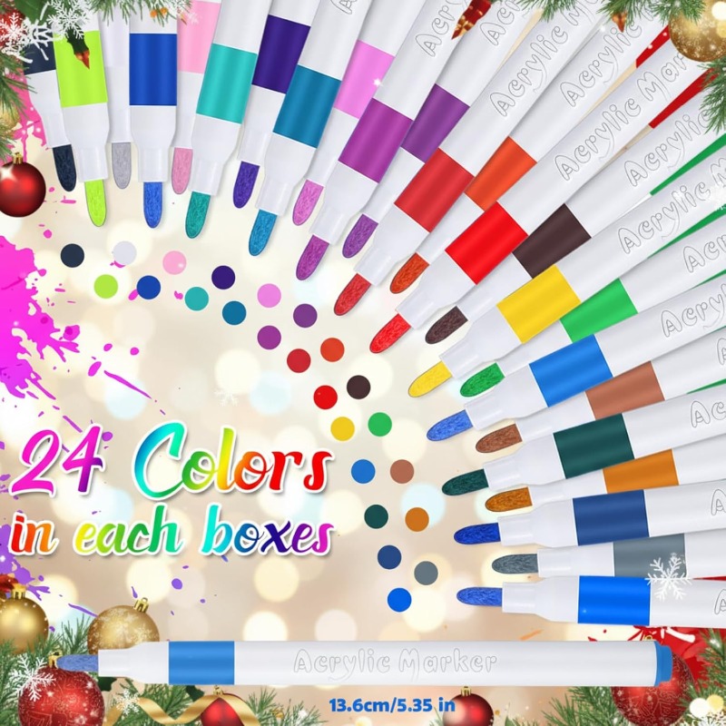 12/24/36色アクリルペイントペン 中字 8セット マー - Copic Marker Classic のレビューと価格