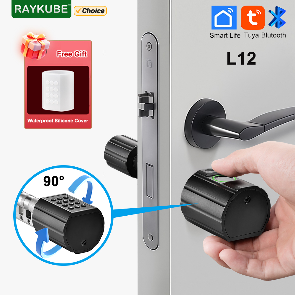 RAYKUBE L12 Tuya BLE 指紋シリンダー電気 - Letter Opener Brass のレビューと価格