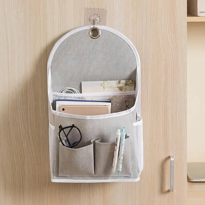 寮用壁掛け収納バッグ 壁掛けドアバッグ デュアルポケットサイ - Magazine Holder Rack のレビューと価格