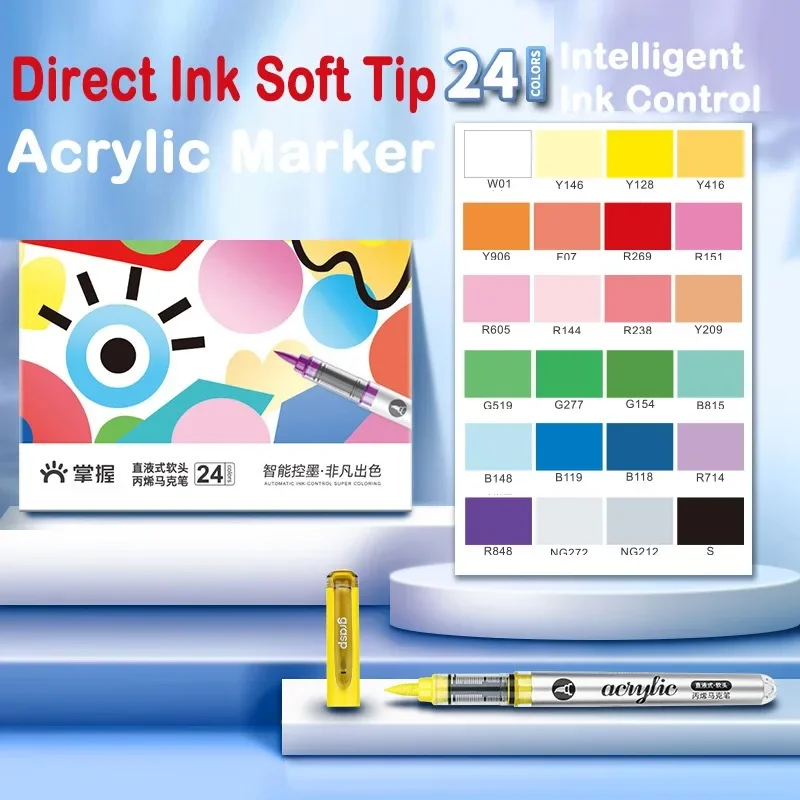 把握 120/1 色アクリルマーカーブラシチップペイントペン - Copic Marker Classic のレビューと価格