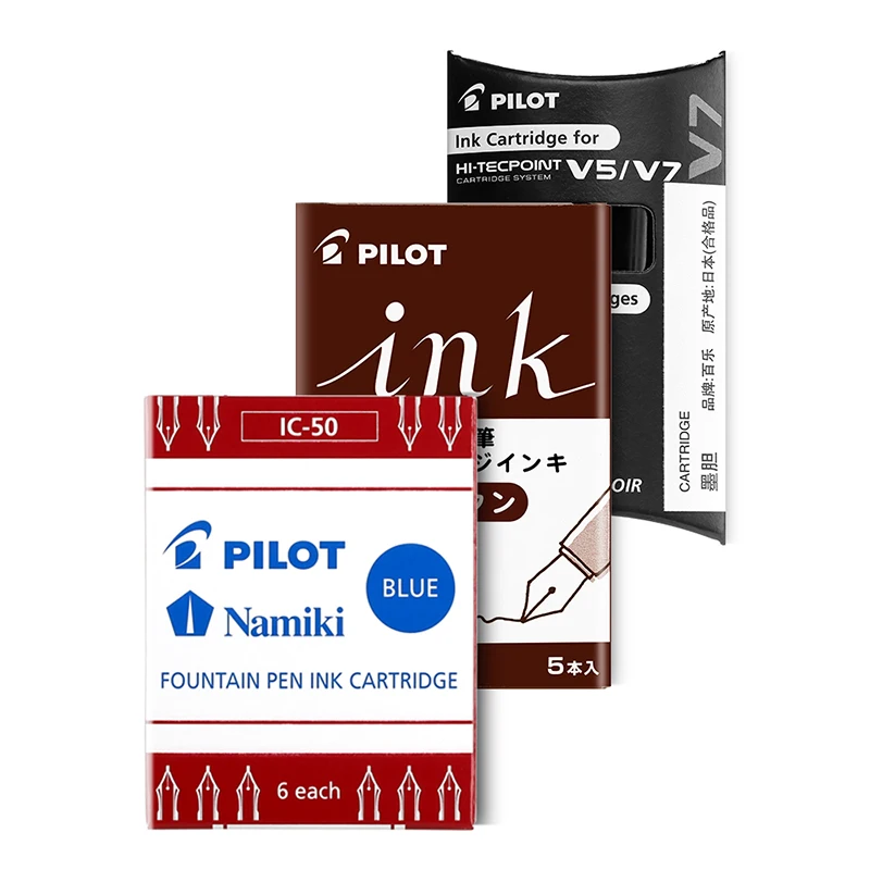高品質パイロット IC-50 使い捨てインクカートリッジリフ - Pilot Pen V5 のレビューと価格